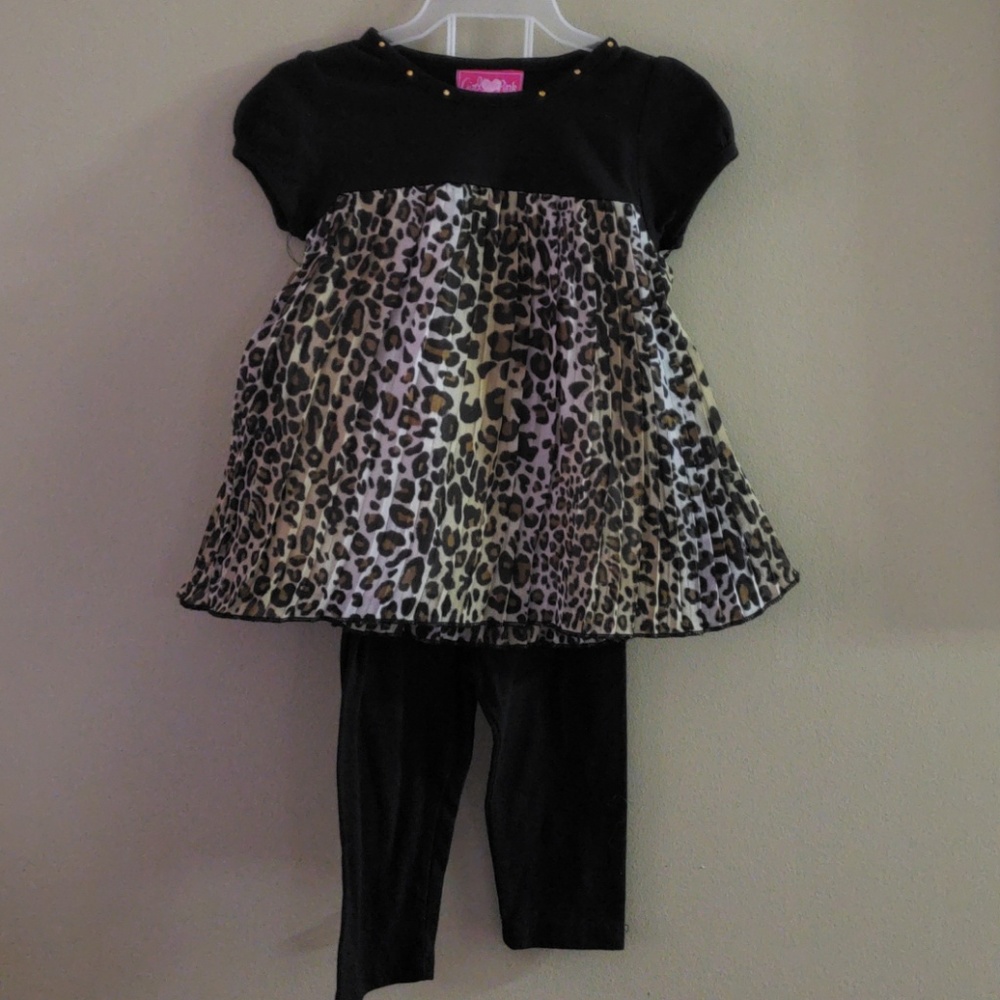 Leapord Print Matching Pant Set